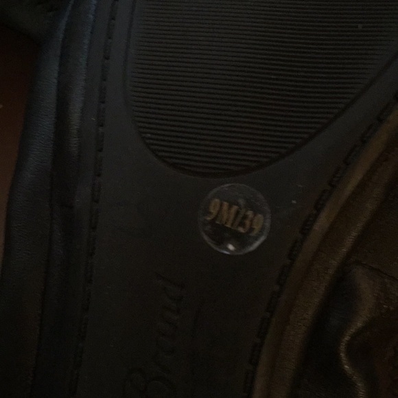 Lucky Brand size 9 black leather like New - Picture 4 of 6